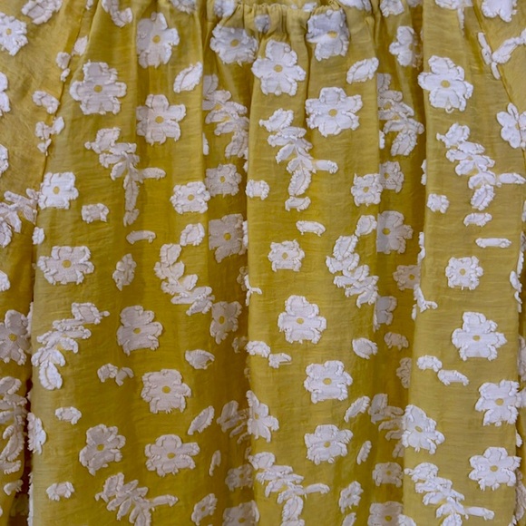 Ann Taylor Yellow & White Floral Blouse - Picture 3 of 6